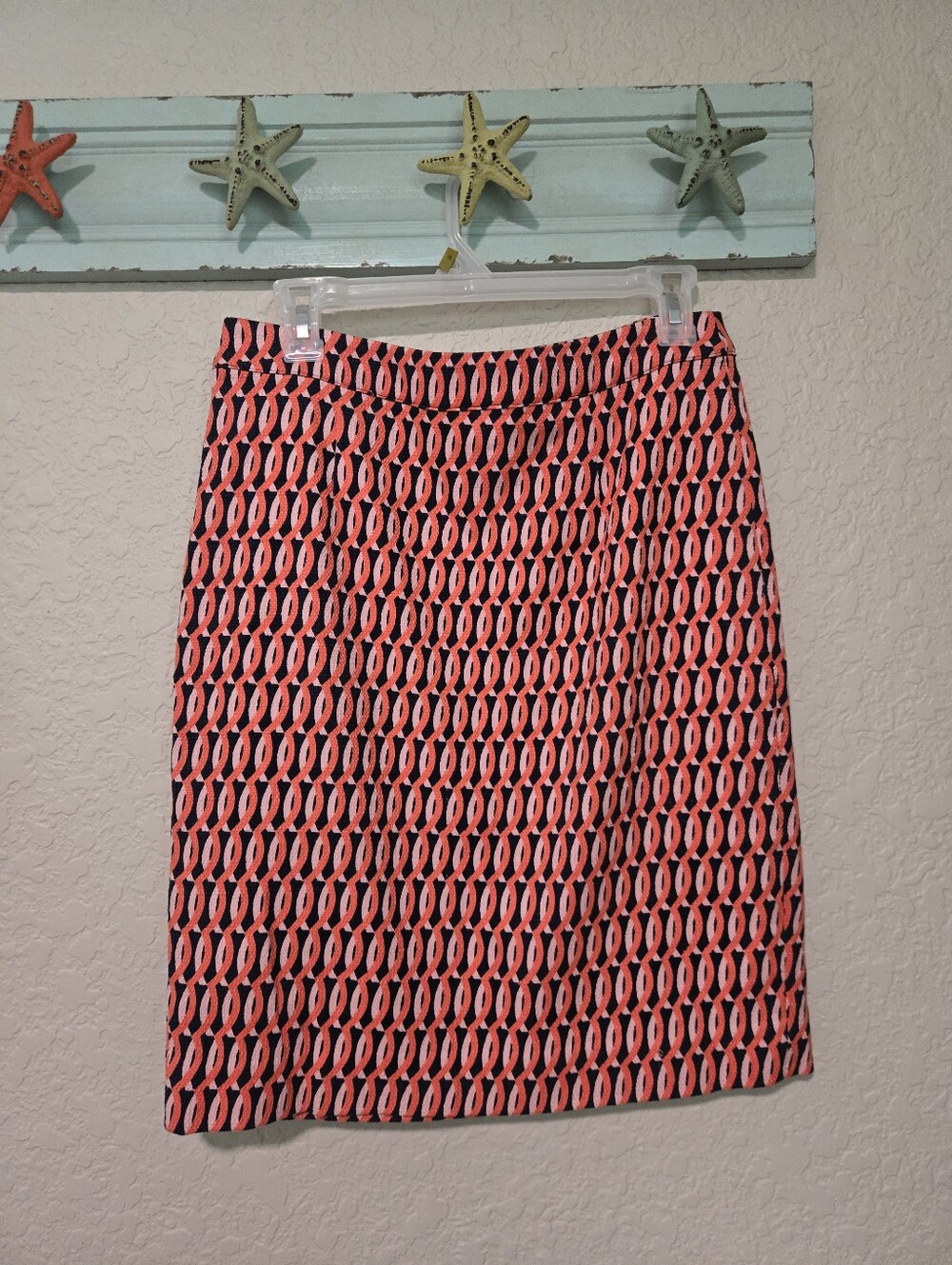 Boden Printed Pencil Skirt